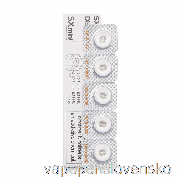 Yihi Sx Nano Ada Náhradné Cievky 0,6ohmové Cievky Vape Pero